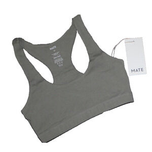 MATE the Label Olive Green Racerback Sports Bra